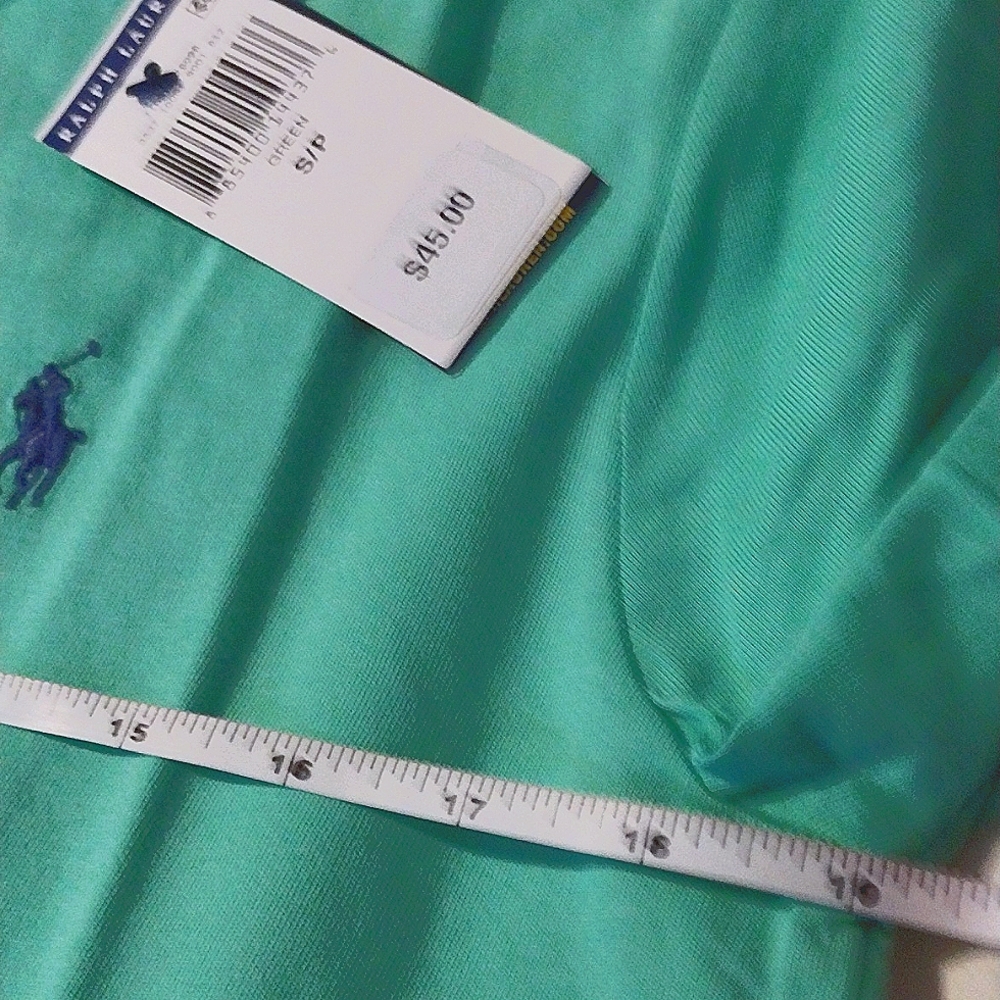 NWT❤️🔥POLO by Ralph Lauren V-Neck T-shirt Men's Large & Small💚 - Picture 8 of 11